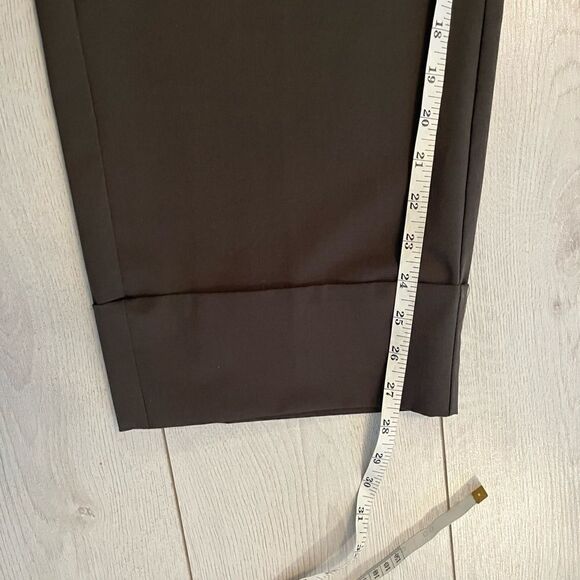 Zara high rise cuffed trousers khaki - Picture 9 of 13